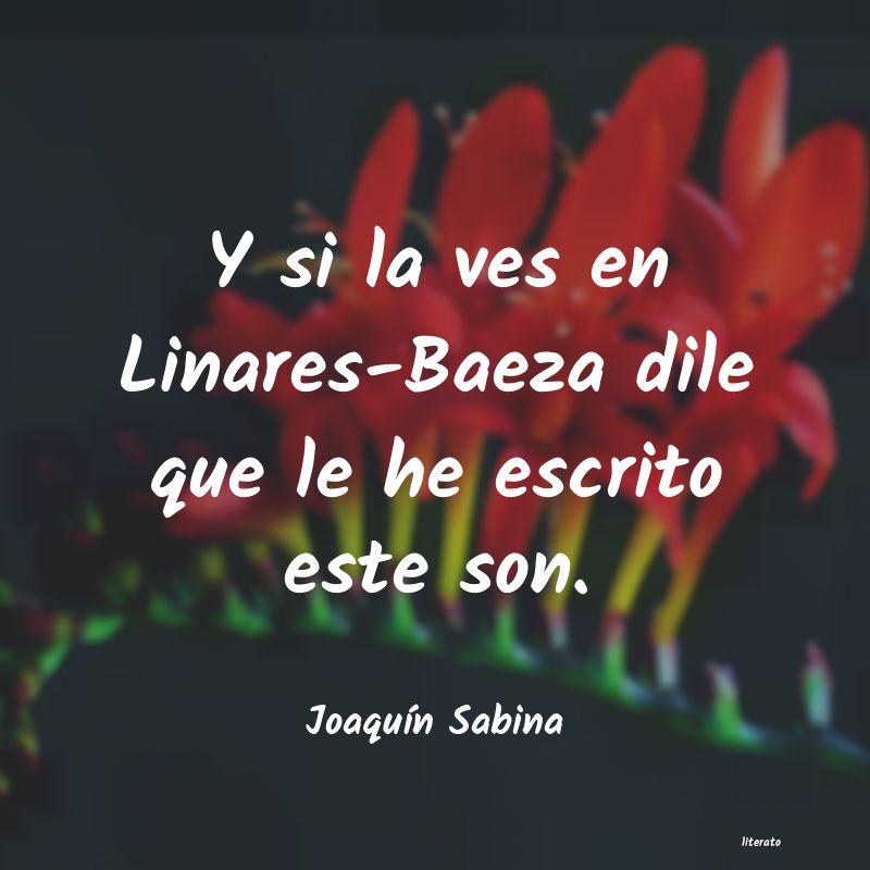 frases de JoaquÃn Sabina