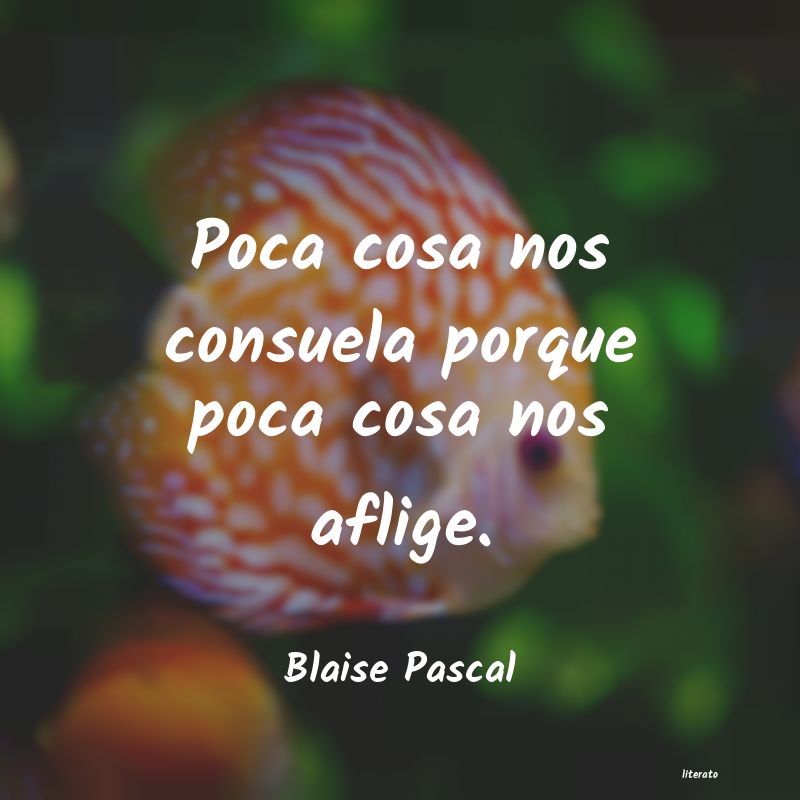 Frases de Blaise Pascal