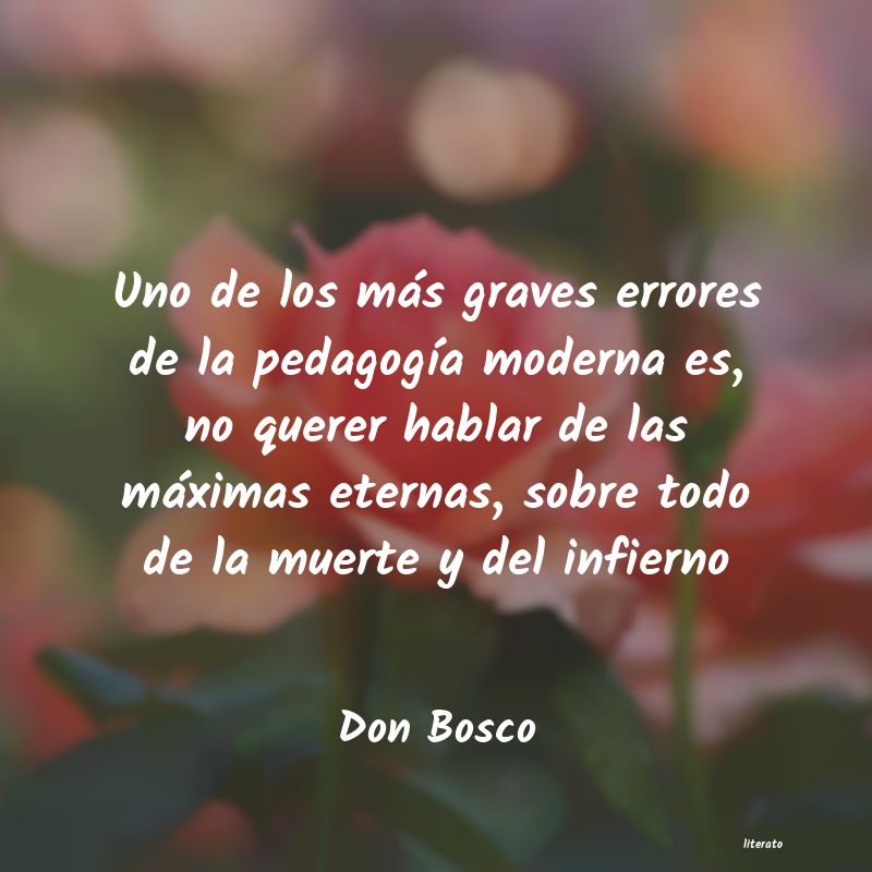 Frases de Don Bosco