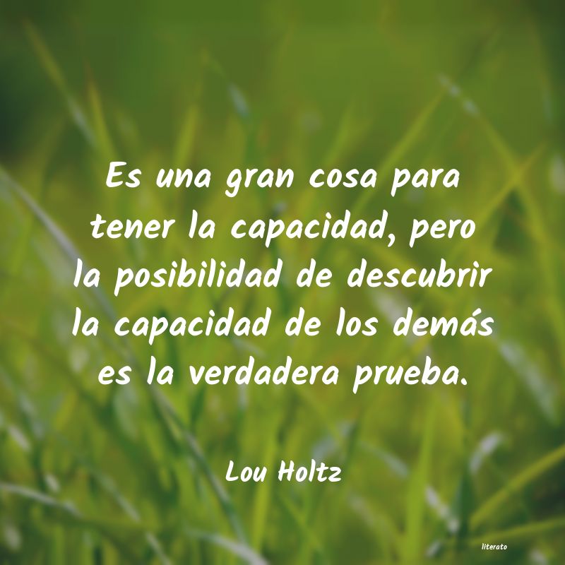 Frases de Lou Holtz