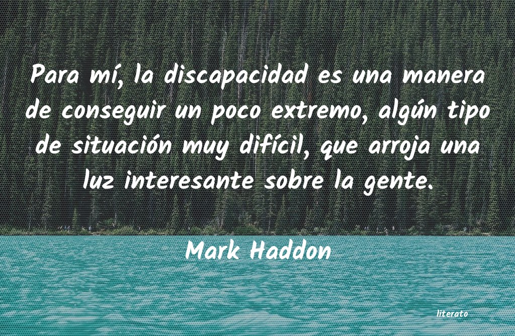 Frases de Mark Haddon