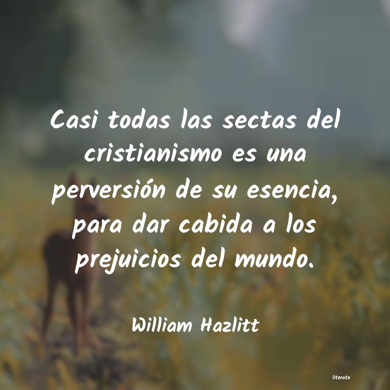 Frases de William Hazlitt