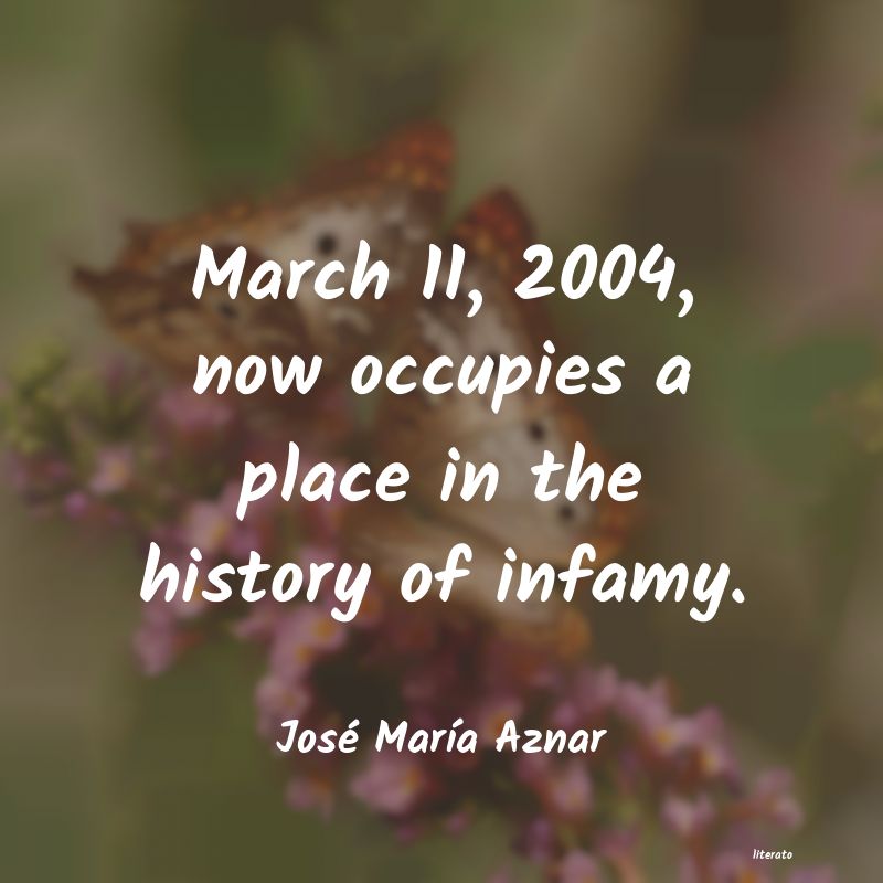 frases de José MarÃa Aznar