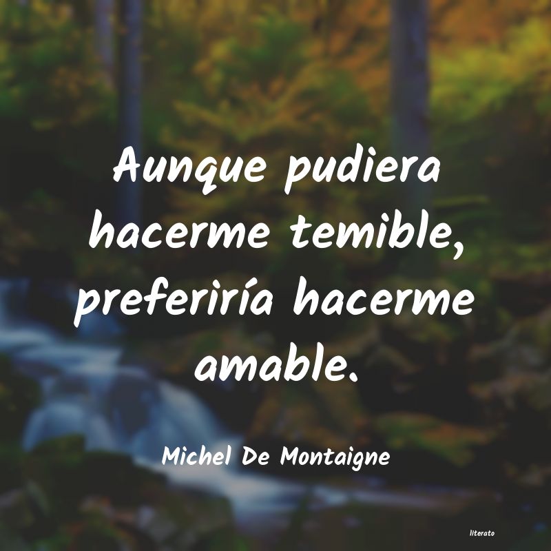 frases de Michel De Montaigne