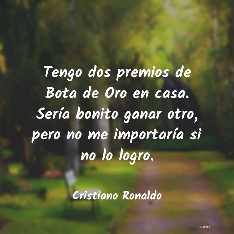 frases de Cristiano Ronaldo