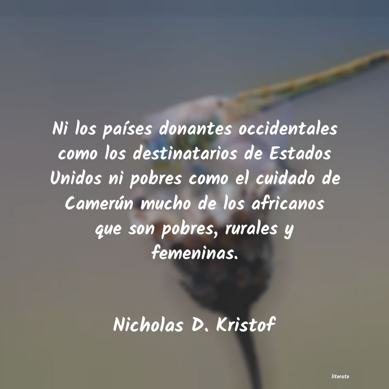 Frases de Nicholas D. Kristof