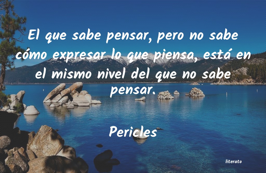 Frases de Pericles