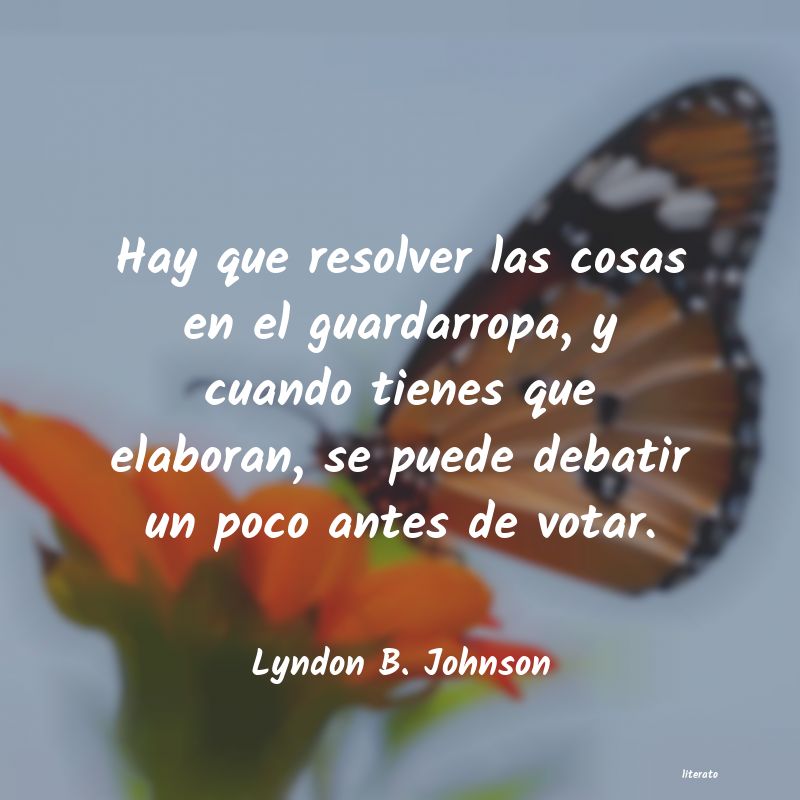 frases de Lyndon B. Johnson
