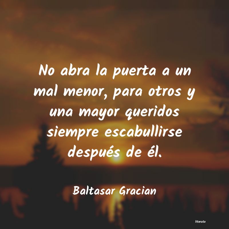 Frases de Baltasar Gracian