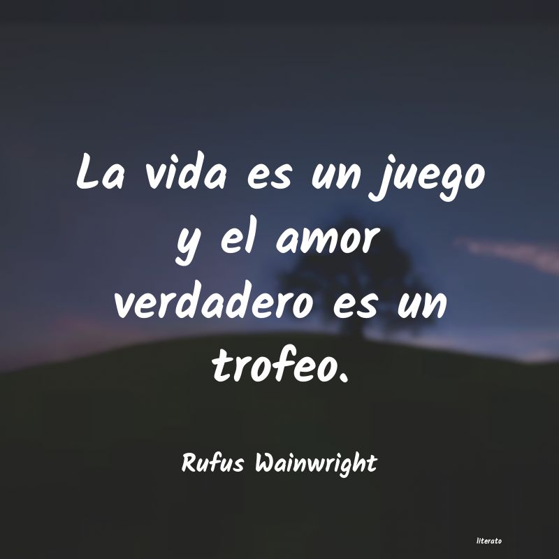 frases de Rufus Wainwright