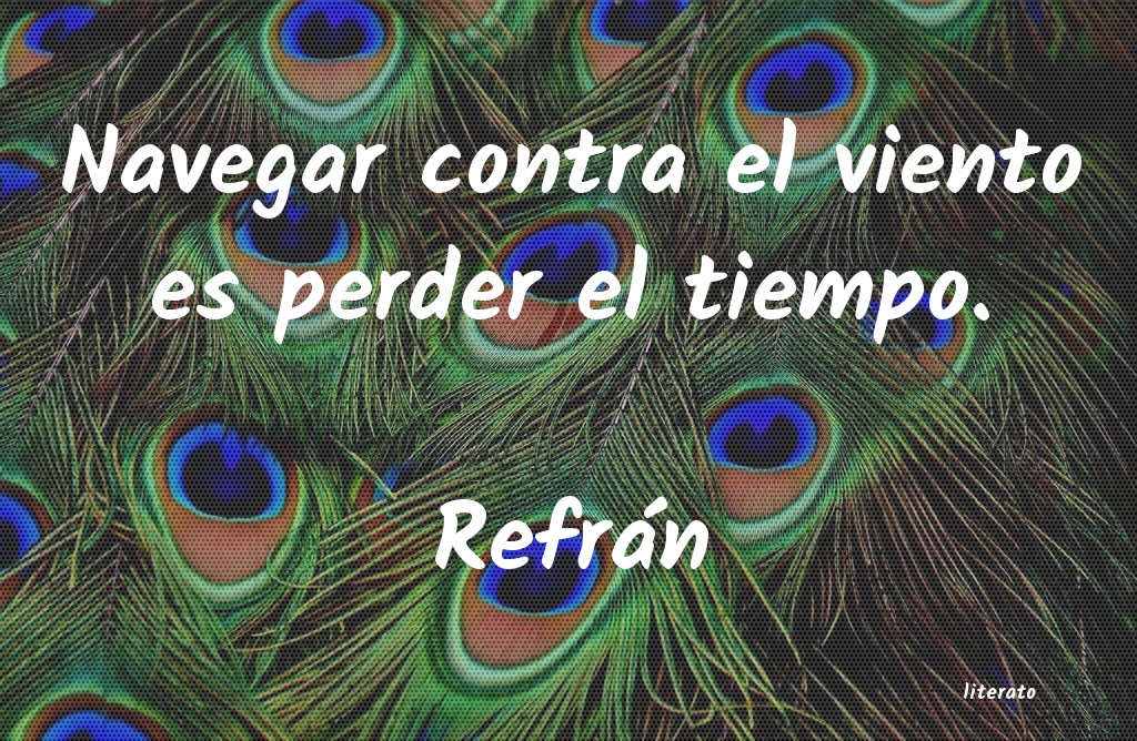 Frases de Refrán