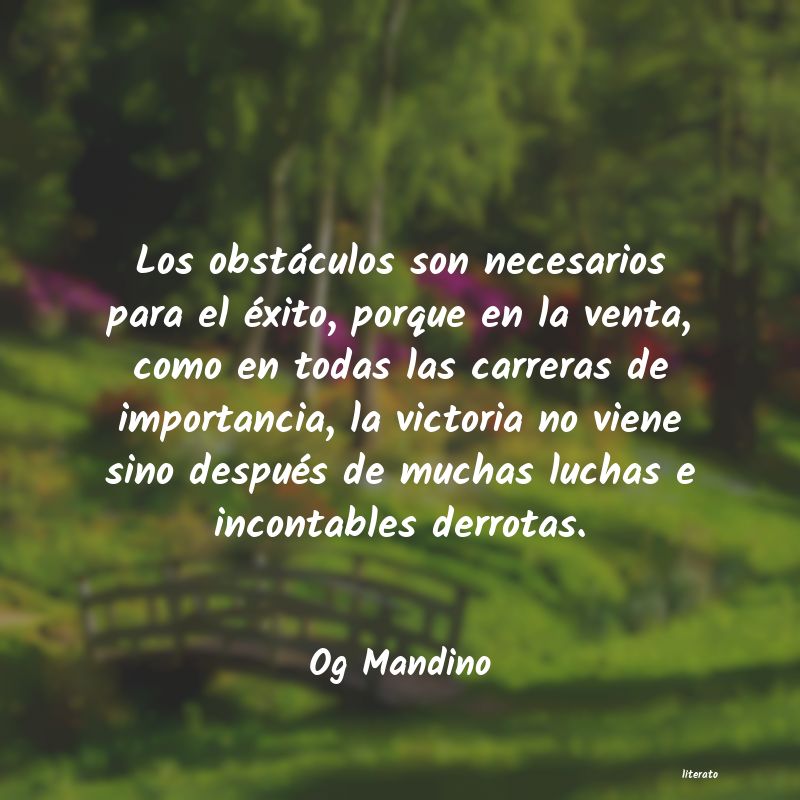 frases para vencer obstaculos