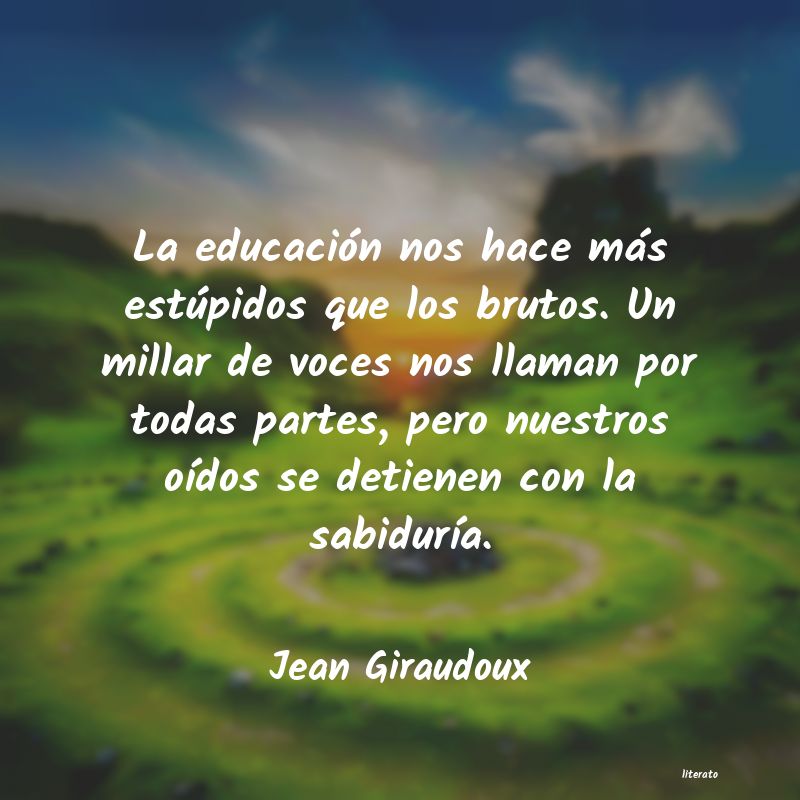 Frases de Jean Giraudoux