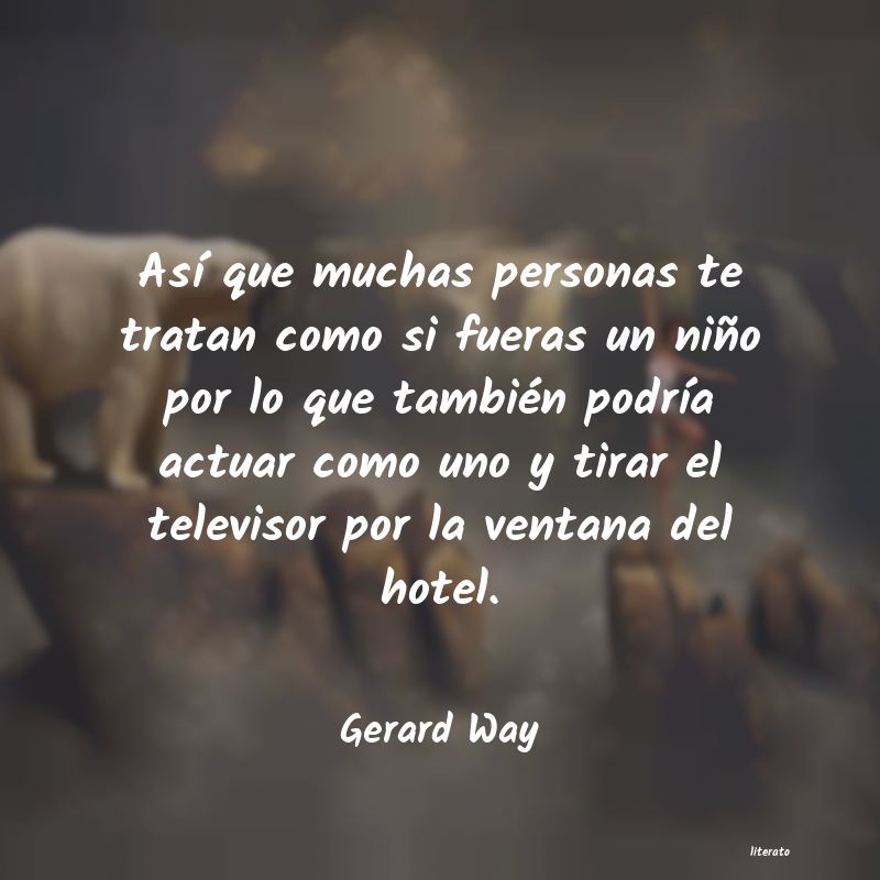 frases de Gerard Way