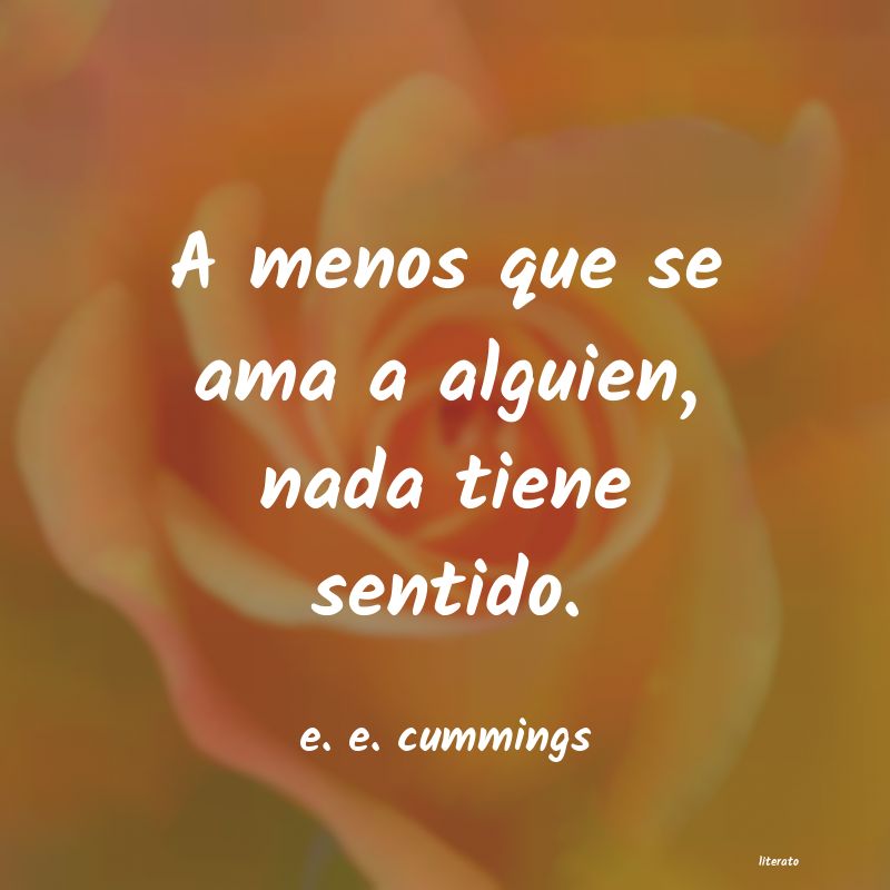 Frases de e. e. cummings