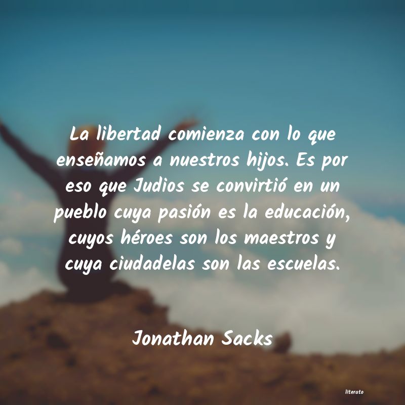 Frases de Jonathan Sacks