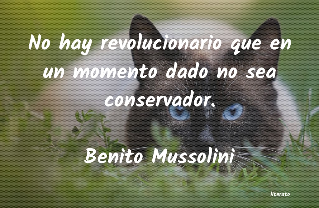frases de Benito Mussolini