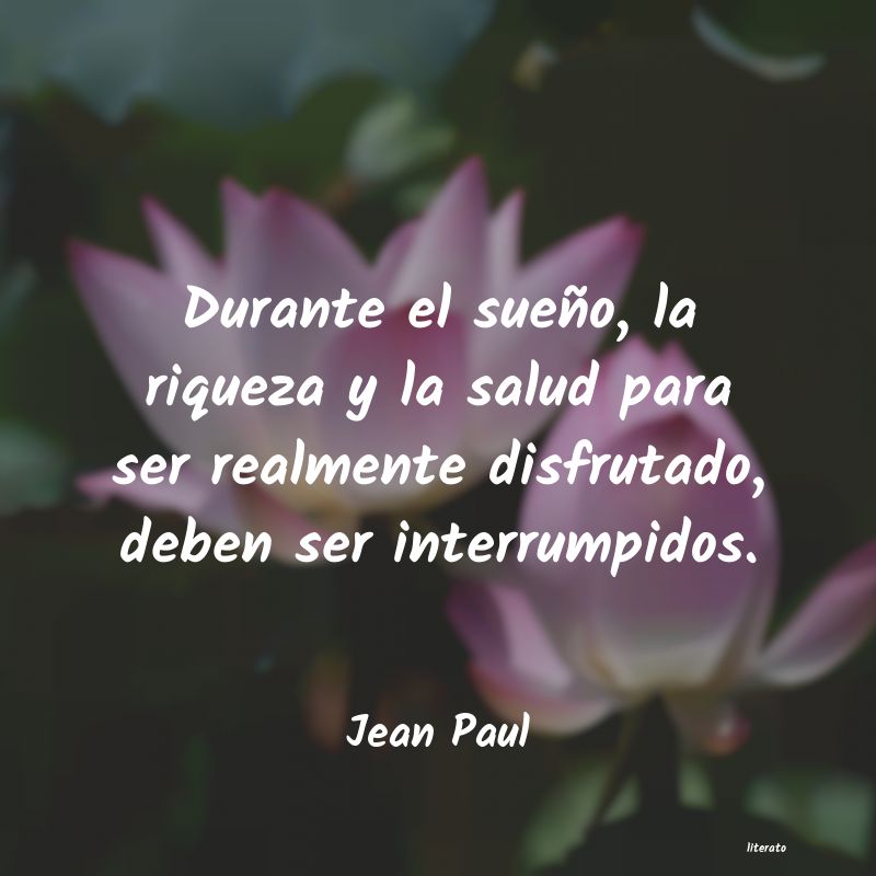 Frases de Jean Paul