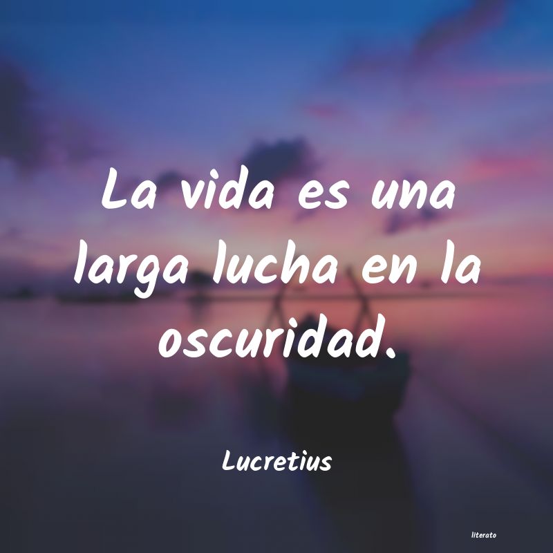 frases de Lucretius