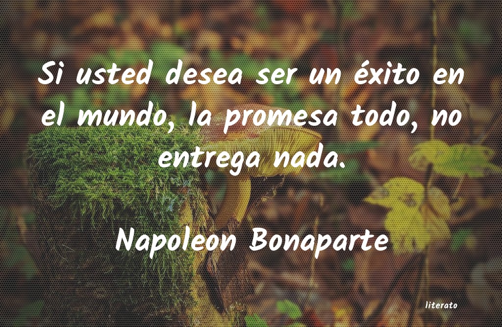 frases de Napoleon Bonaparte