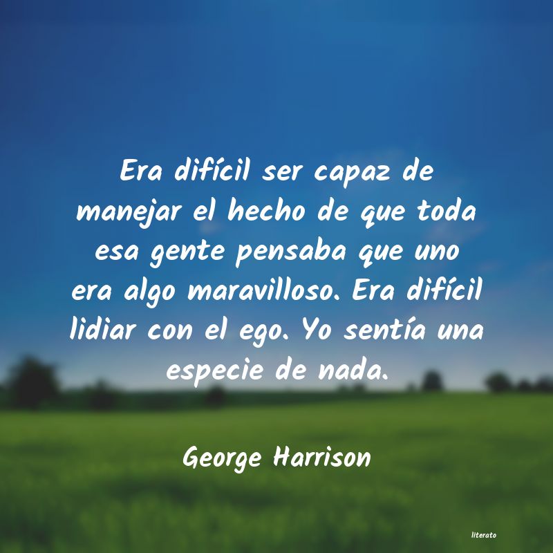 frases de George Harrison
