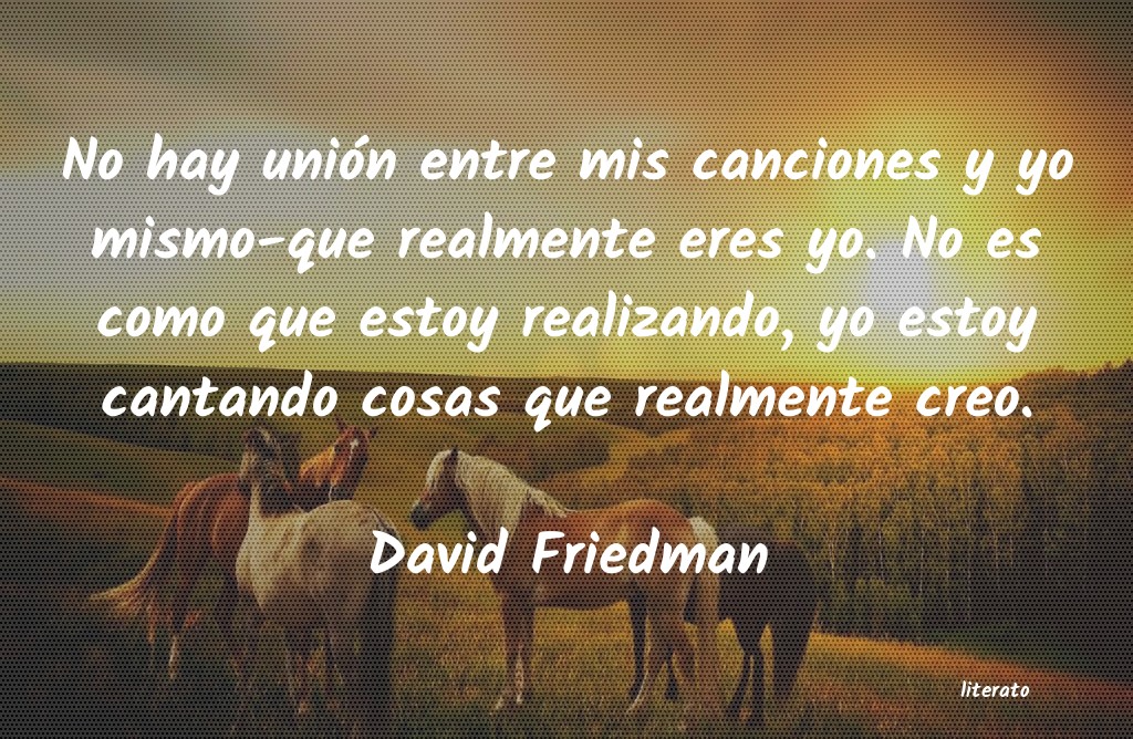 Frases de David Friedman