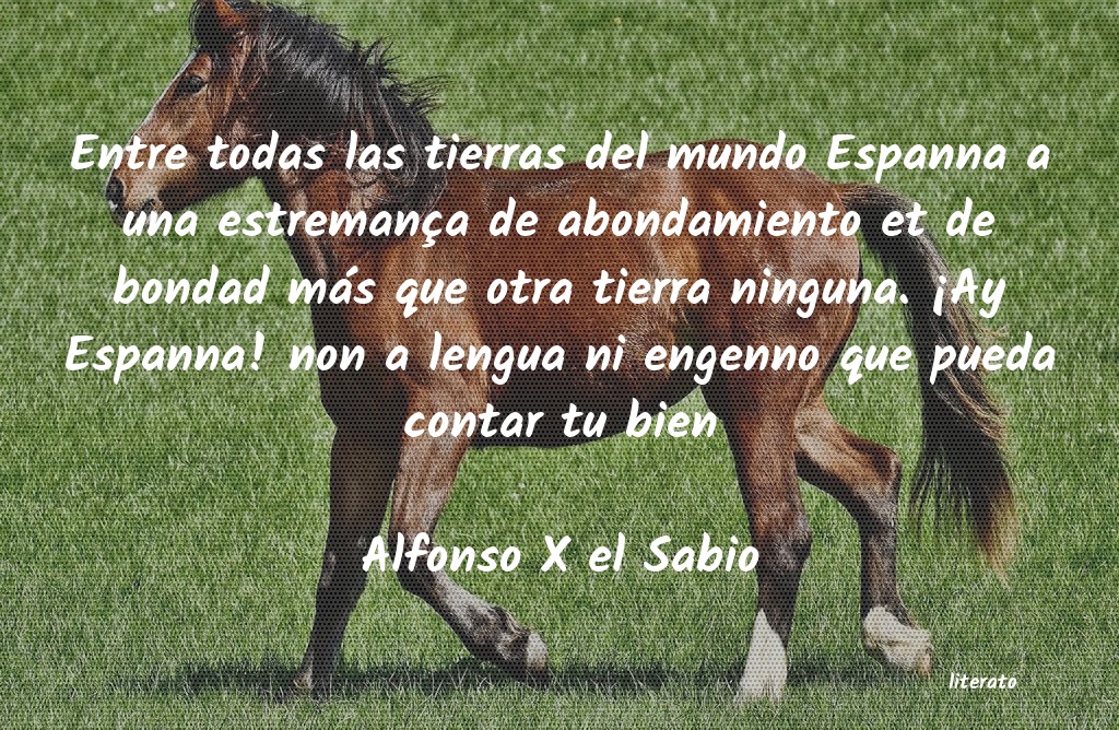 frases de Alfonso X el Sabio