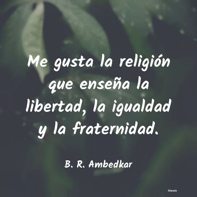 Frases de B. R. Ambedkar