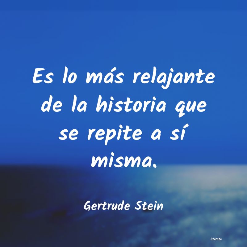 frases de Gertrude Stein
