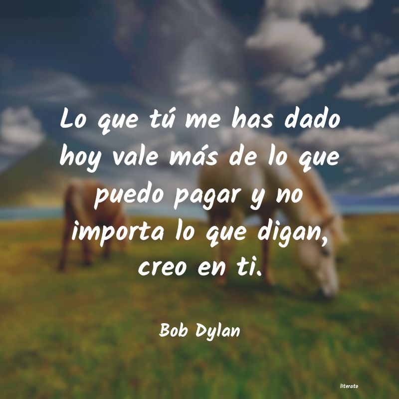 frases de Bob Dylan