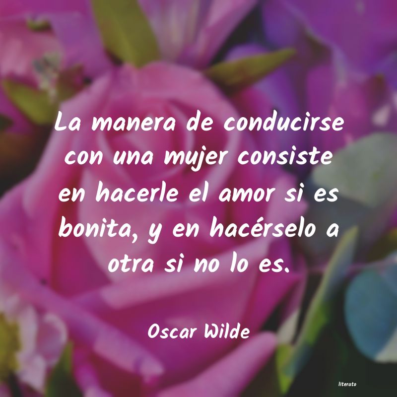 frases de Oscar Wilde