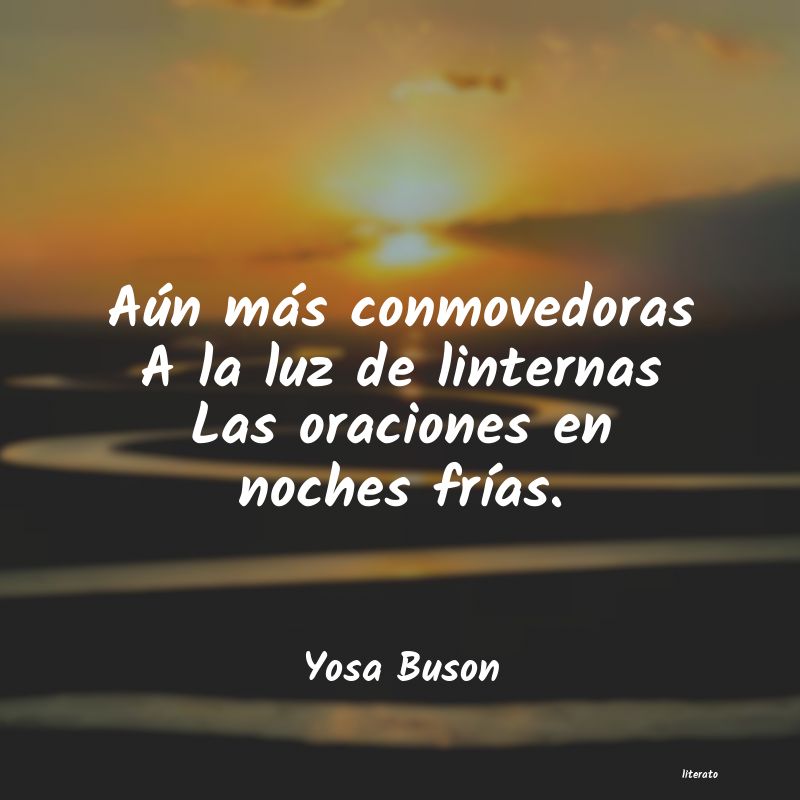 frases de Yosa Buson