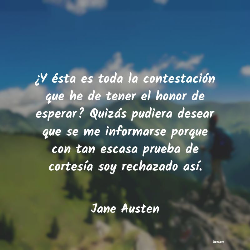 Frases de Jane Austen