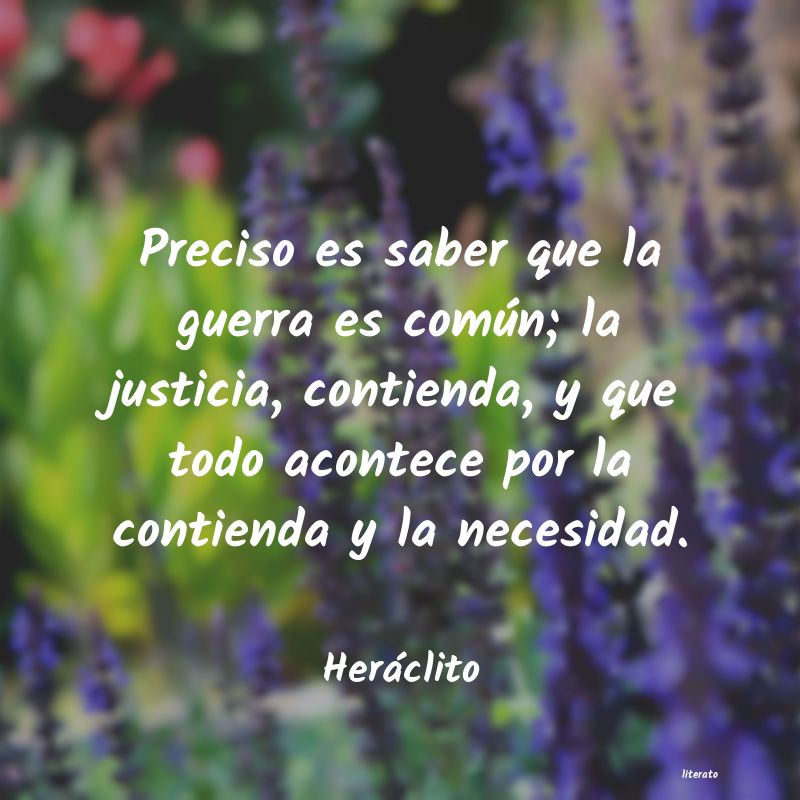 Frases de Heráclito