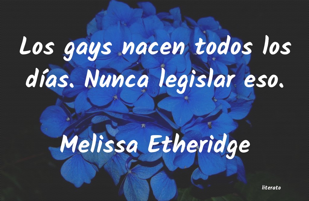 Frases de Melissa Etheridge