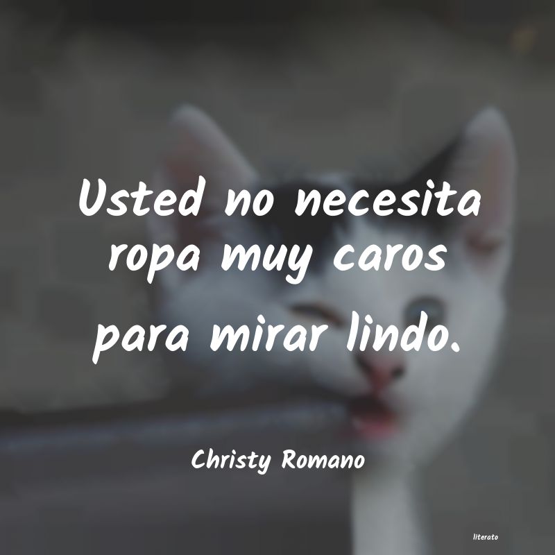 frases de Christy Romano