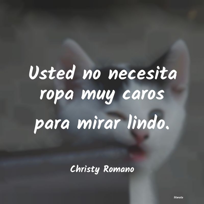 Frases de Christy Romano