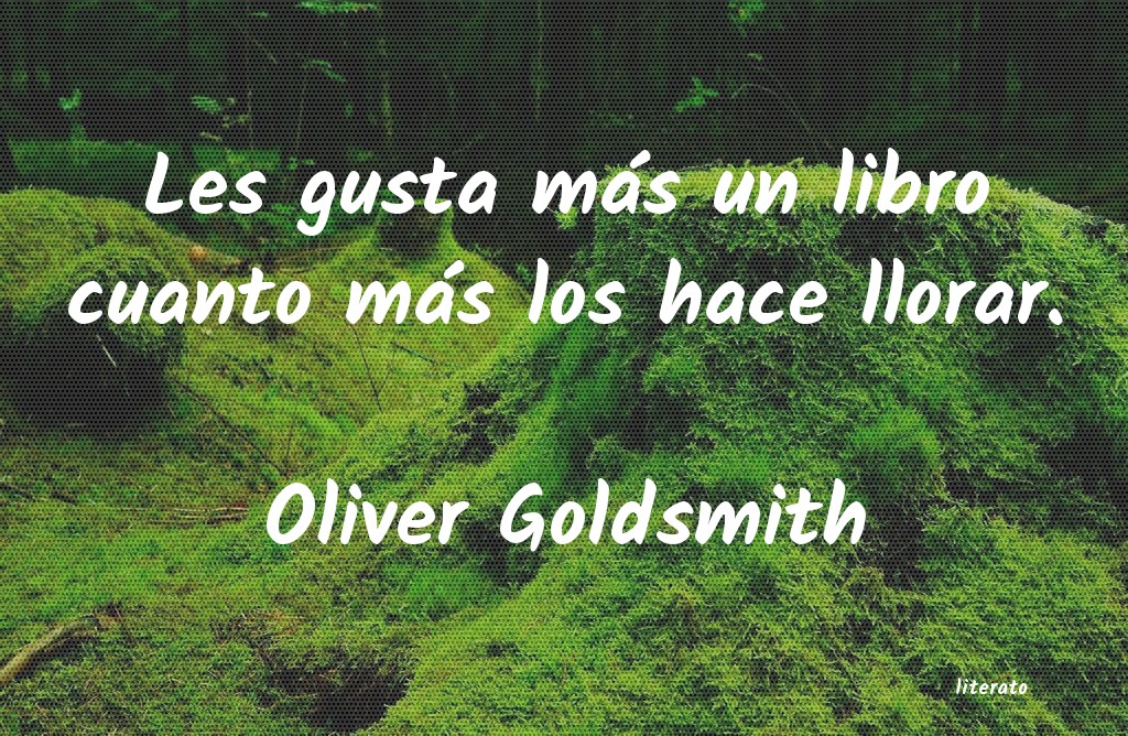 Frases de Oliver Goldsmith