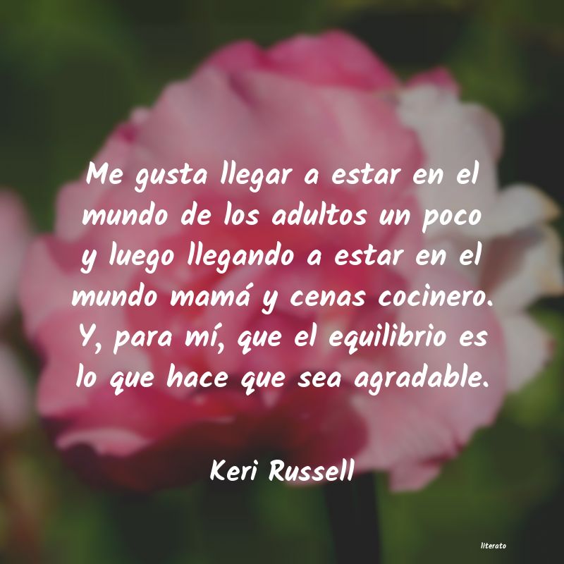 frases de Keri Russell