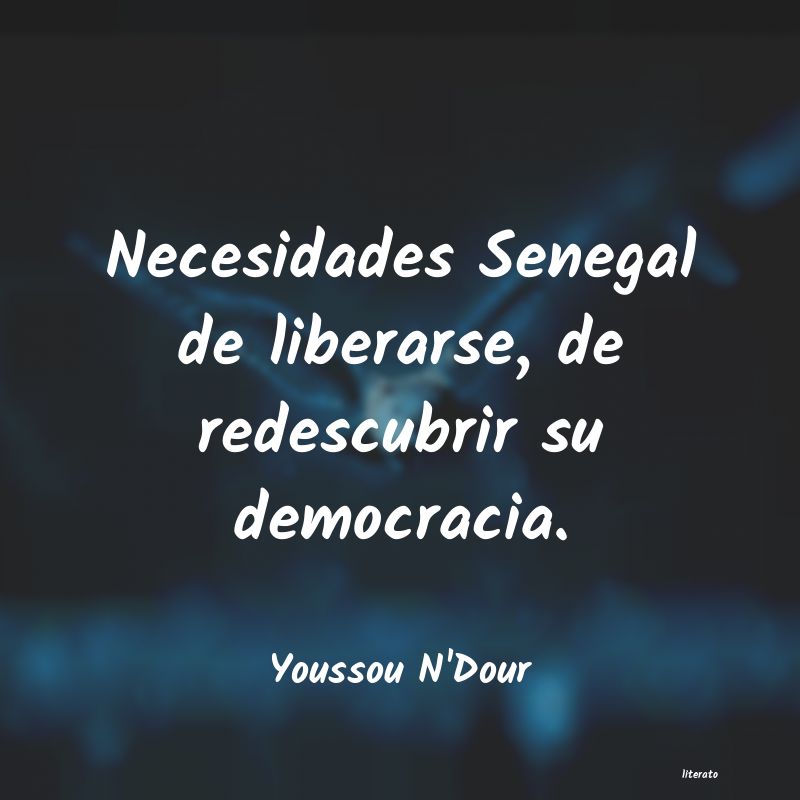 frases de Youssou N'Dour