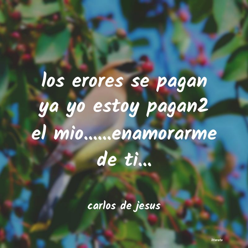 frases de carlos de jesus