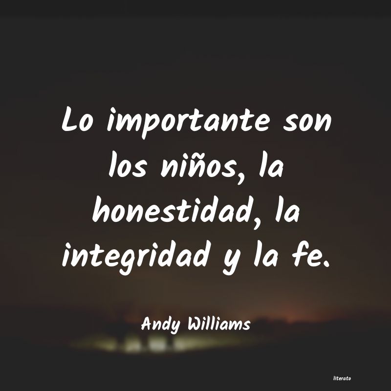 frases de Andy Williams