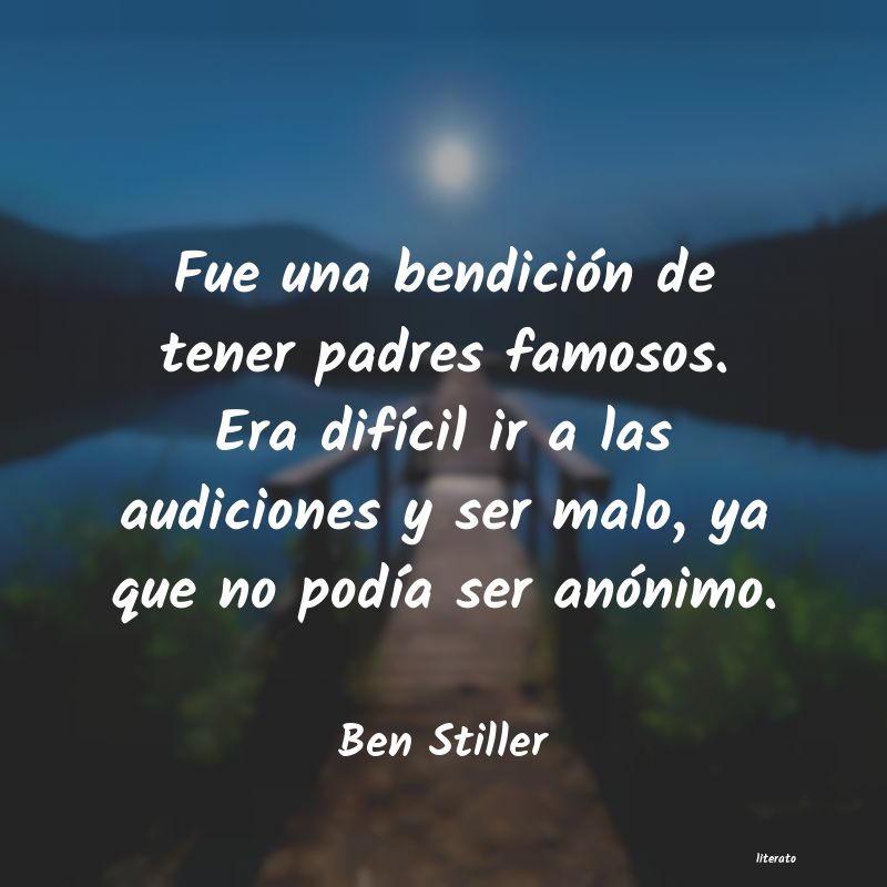 frases de Ben Stiller