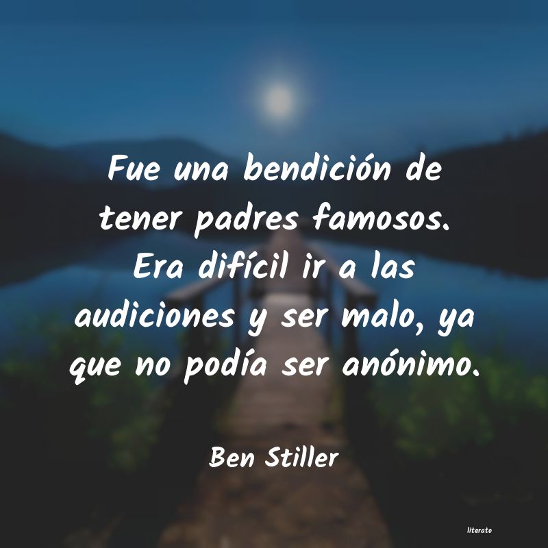 Frases de Ben Stiller