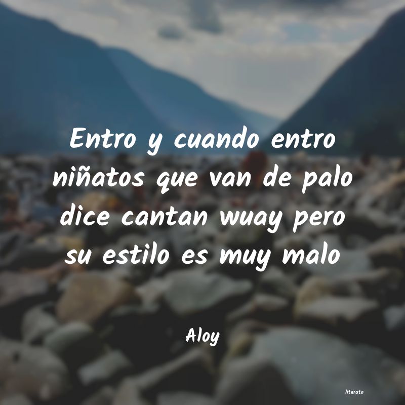 Frases de Aloy