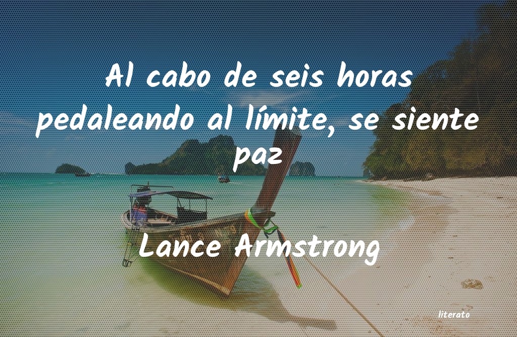 frases de Lance Armstrong