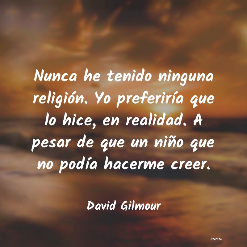 Frases de David Gilmour