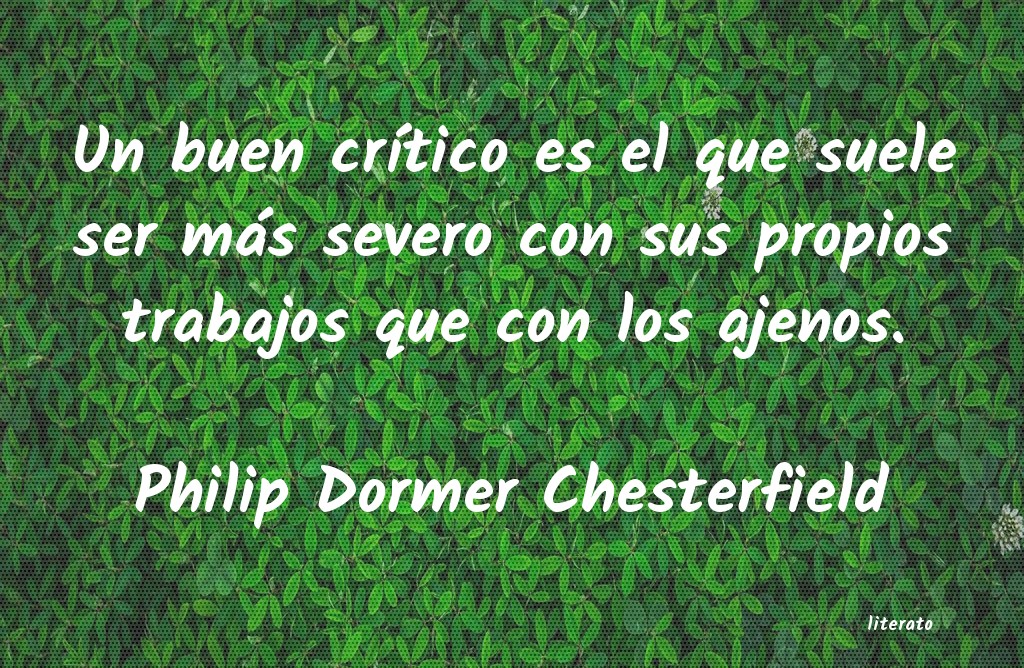 Frases de Philip Dormer Chesterfield