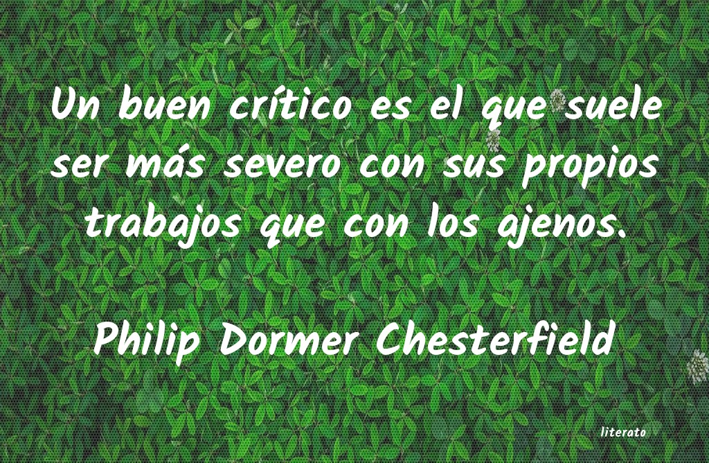 frases de Philip Dormer Chesterfield