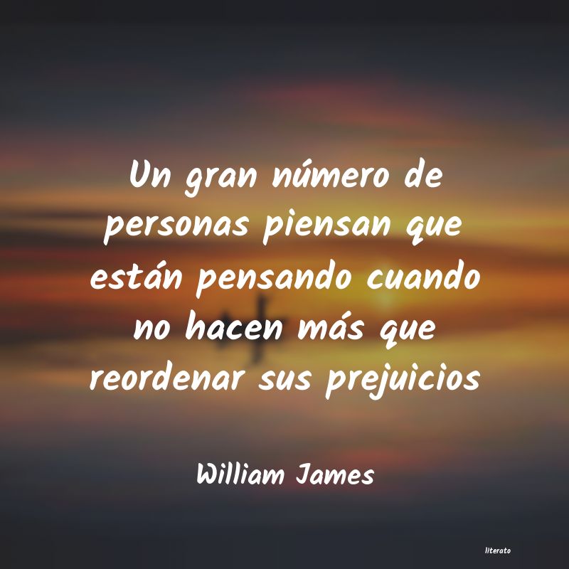 Frases de William James